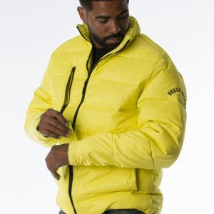 Pelle Pelle Mens March Buchanan Yellow Puffer Jacket