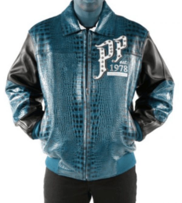 Pelle Pelle Mens Pioneer Turquoise Jacket