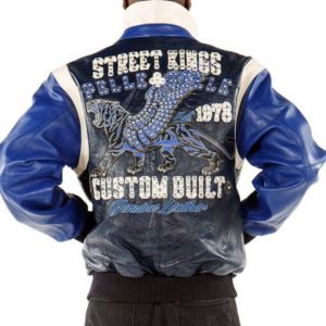 Pelle Pelle Street King Blue Leather Jacket