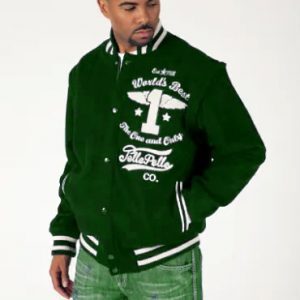 Pelle Pelle The One and Only Green Varsity Jacket