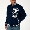 Pelle Pelle The One and Only Navy Blue Varsity Jacket