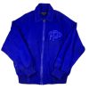 Pelle Pelle Womens 1978 Blue Wool Varsity Jacket