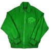 Pelle Pelle Womens 1978 Green Wool Varsity Jacket