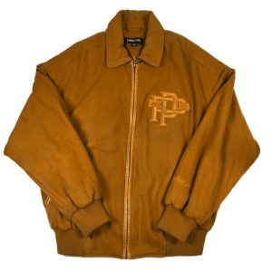 Pelle Pelle Womens 1978 Mustard Wool Varsity Jacket