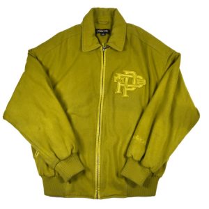 Pelle Pelle Womens 1978 Yellow Wool Varsity Jacket