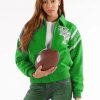 Pelle Pelle Womens Green Detroit 78 Jacket