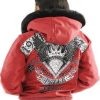 Pelle Pelle Womens Limited Edition Princess 1978 Red Jacket