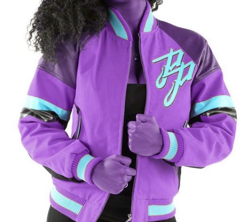 Pelle Pelle Womens Movers and Shakers Light Purple Jacket
