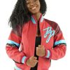 Pelle Pelle Womens Movers and Shakers Red Leather Jacket