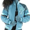 Pelle Pelle Womens Movers and Shakers Turquoise Jacket