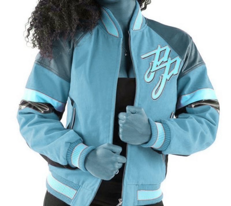 Pelle Pelle Womens Movers and Shakers Turquoise Jacket