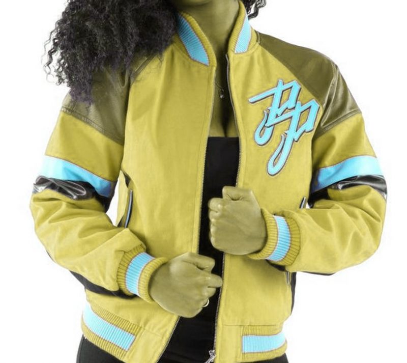 Pelle Pelle Womens Movers and Shakers Yellow Jacket