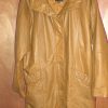 Pelle Pelle Womens Mustard Long Leather Coat