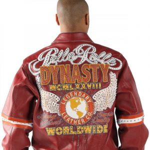 Worldwide Dynasty by Pelle Pelle Maroon Jacket