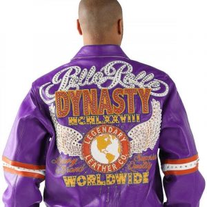 Worldwide Dynasty by Pelle Pelle Purple Leather Jacket
