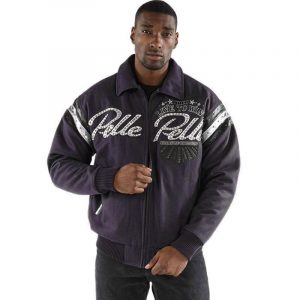 Pelle Pelle American Legend Purple Varsity Jacket