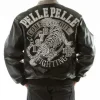 Pelle Pelle Black Come Out Fighting Tiger Jacket