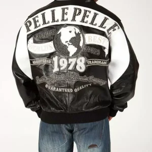 Pelle Pelle Black White World’s Best 1978 Studded Jacket