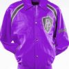 Pelle Pelle Bright Purple Varsity Jacket