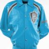 Pelle Pelle Bright Turquoise Varsity Jacket