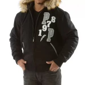 Pelle Pelle Come Out Fighting Tiger Fur Hood Jacket