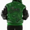 Pelle Pelle Exotic Studded Green Black Jacket