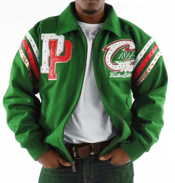 Pelle Pelle Green Cleveland Tribute Special Cut Jacket