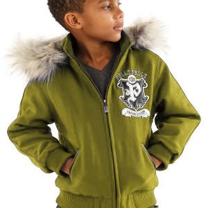 Pelle Pelle Kids Back to School Olive Jacket