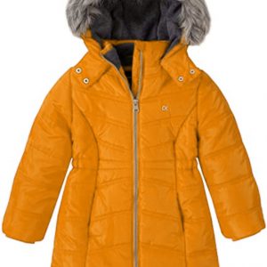 Pelle Pelle Kids Long Puffer Aerial Cabaret Mustard Coat