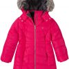 Pelle Pelle Kids Long Puffer Aerial Cabaret Pink Coat