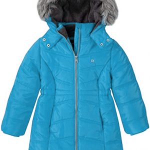 Pelle Pelle Kids Long Puffer Aerial Cabaret Turquoise Coat