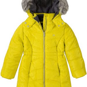 Pelle Pelle Kids Long Puffer Aerial Cabaret Yellow Coat