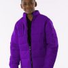 Pelle Pelle Kids Purple Puffer Jacket