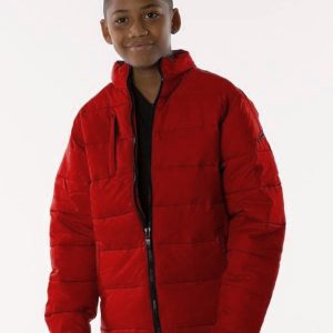 Pelle Pelle Kids Red Puffer Jacket