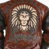 Pelle Pelle Legendary Indian Chief Brown Leather Jacket