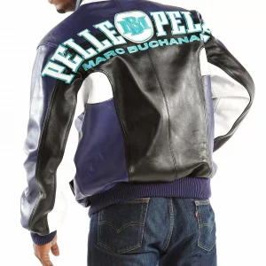 Pelle Pelle Marc Buchanan Blue Leather Jacket