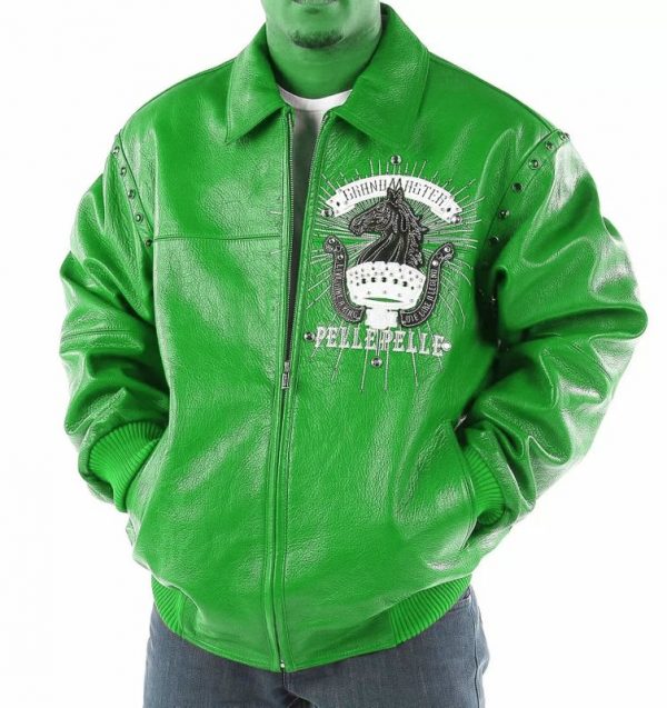 Pelle Pelle Mens Grand Master Green Jacket