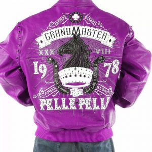 Pelle Pelle Mens Grand Master Purple Jacket