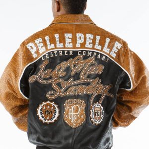 Pelle Pelle Mens Last Man Standing Brown Jacket