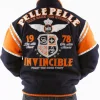 Pelle Pelle Navy Orange Invincible Wool Jacket