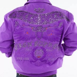 Pelle Pelle Purple All For One Studded Jacket