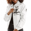 Pelle Pelle Queen of Thrones White and Black Leather Jacket