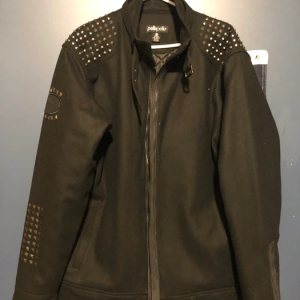 Pelle Pelle Spiked Wool Brown Jacket