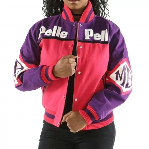 Pelle Pelle Throwback Purple Soda Club Wool Jacket
