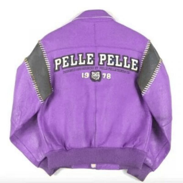 Pelle Pelle Vintage Purple Leather Jacket