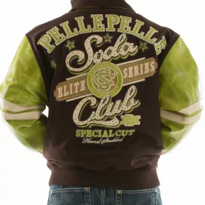 Soda Club Pelle Pelle Brown Elite Series Special Cut Jacket