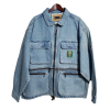 Vintage Marc Buchanan Pelle Pelle Denim Blue Jacket