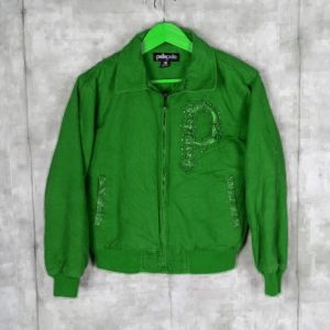 Marc Buchanan Pelle Pelle Womens Vintage Dark Green Jacket