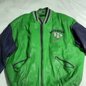 Pelle Pelle Authentic Baseball Urban League Green Jacket