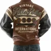 Pelle Pelle Brown Vintage 1978 Studded Leather Jacket